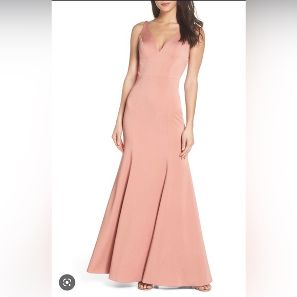 NWOT Jenny Yoo Rose Gown